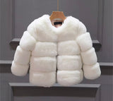 Dubai Faux Fur Coat in White