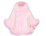Pink Fur Cape for Kids