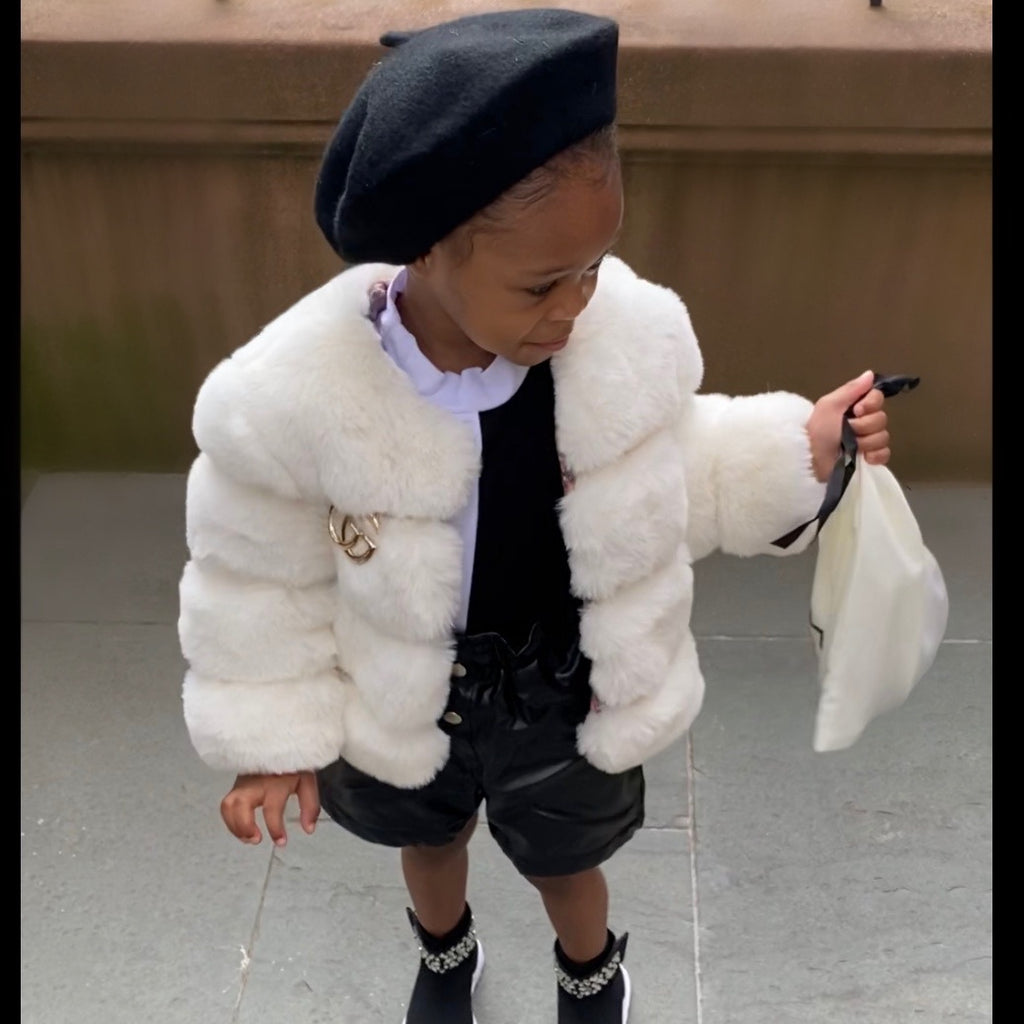 Shop Dubai Faux Fur Coat - Luxury Kids' Vegan Fur Coats – The Chloe Madison  Boutique