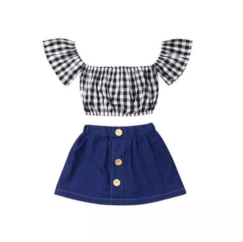 Cali Gingham 2 Piece Set